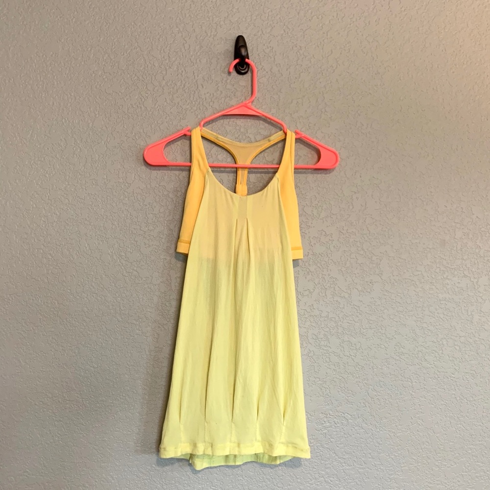 Yellow Lululemon *reflective top